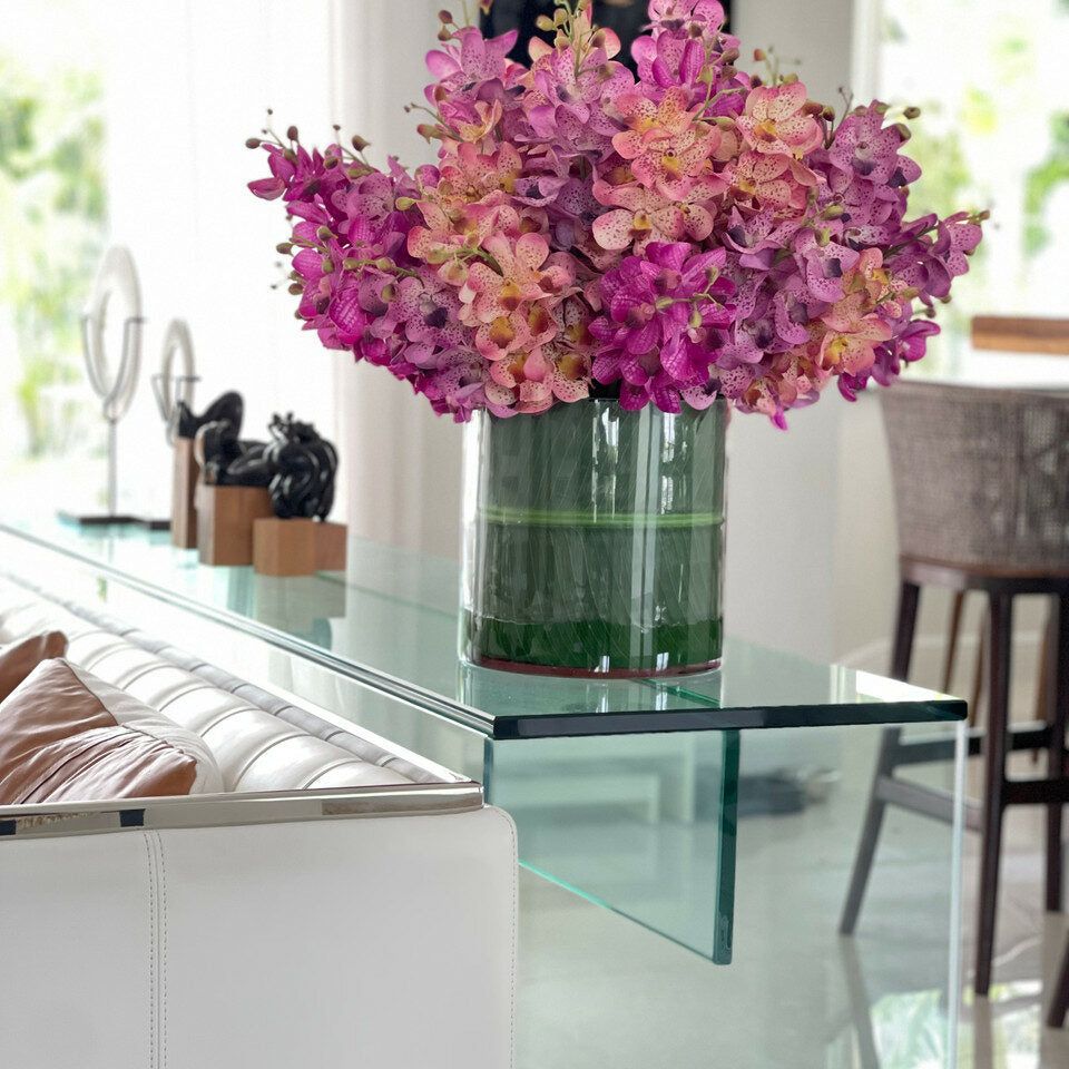 Mixed Mokara Orchids in Large Rota Cylinder – The Ever Botanic