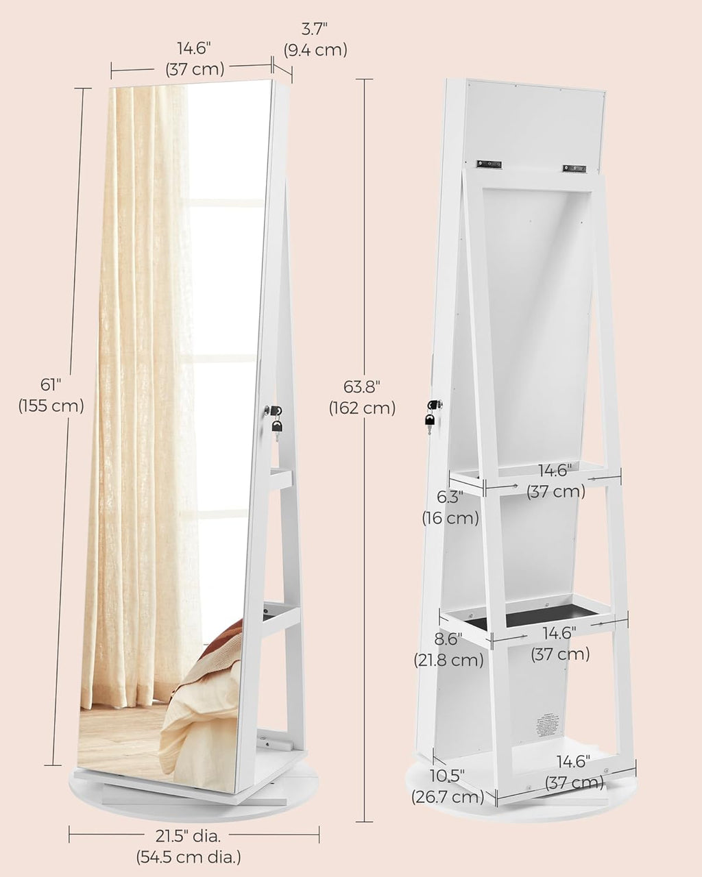 Mirror with Shelf and Jewelry Box – The Ever Botanic