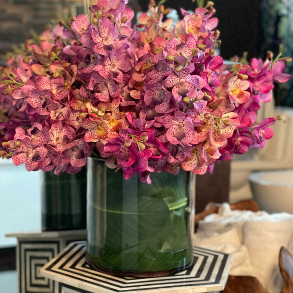 Mixed Mokara Orchids in Large Rotating Cylinder – The Ever Botanic
