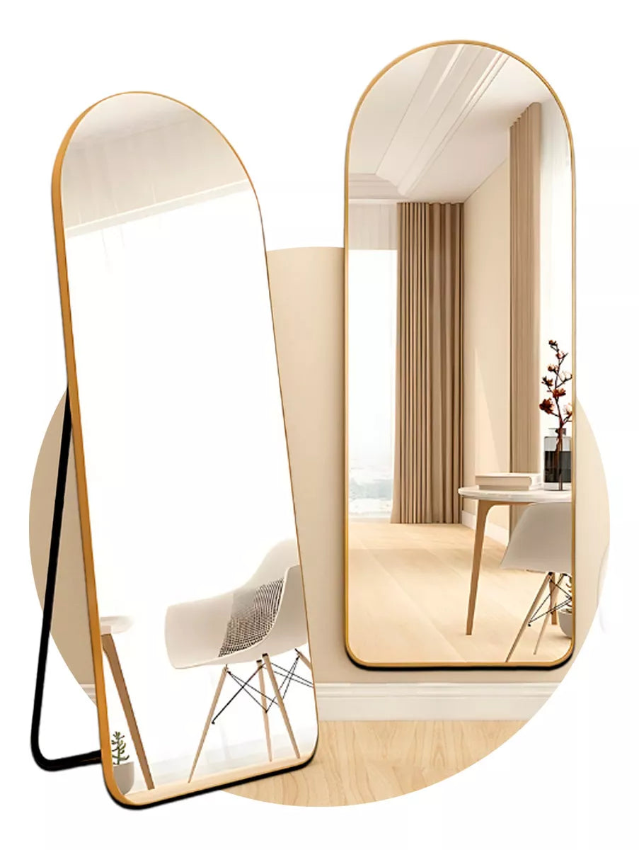 Large Pinterest Mirror with Support and Golden Frame – The Ever Botanic