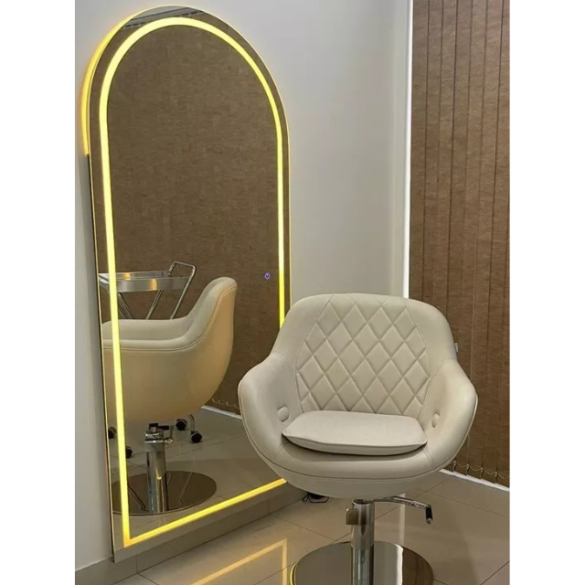 Oval LED Mirror Straight Base 180 × 90 Touch Screen – The Ever Botanic