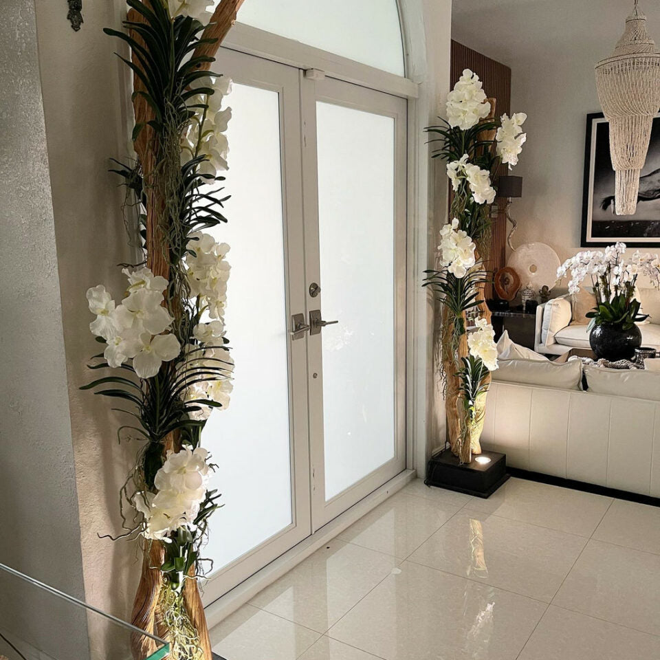 Liana Floor Lamp with Vanda Orchids – The Ever Botanic