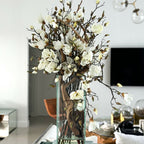 White Magnolia Vase in 20-Inch Tall Modern Home – The Ever Botanic