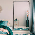 Full-Length Rectangular Mirror with Rounded Edges I 170 × 90 cm – The Ever Botanic