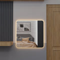 Square Mirror with LED 80 × 80 cm – The Ever Botanic