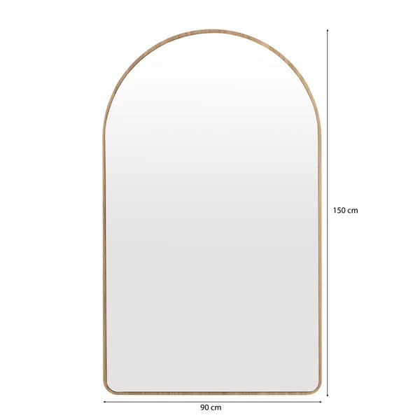 Scand Mirror 150 cm x 90 cm Tauari – The Ever Botanic