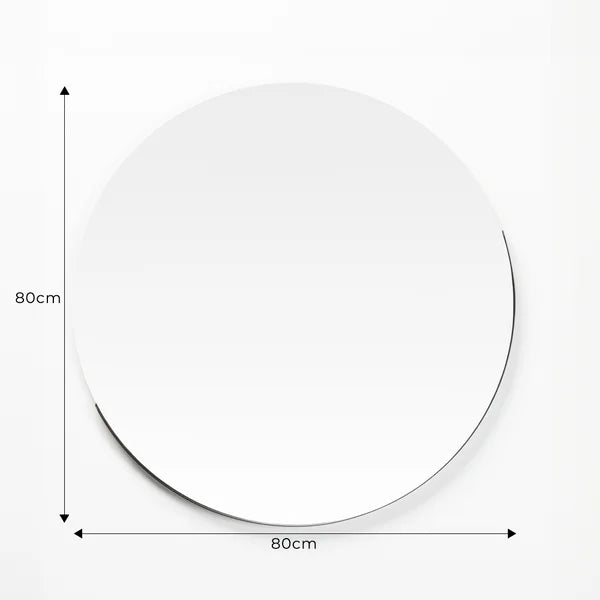Round Mirror Giro 80 cm Black – The Ever Botanic