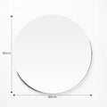 Round Mirror Giro 80 cm Black – The Ever Botanic