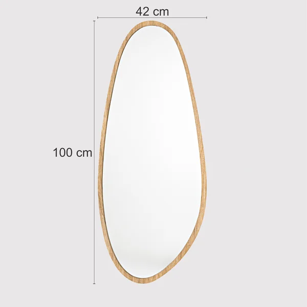 Organic Mirror Eros 42 cm x 100 cm Tauari – The Ever Botanic