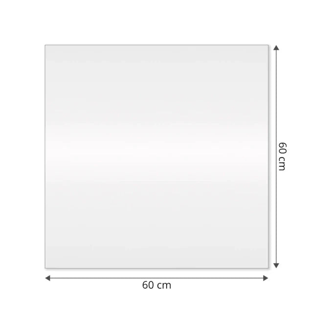 Slim Square Mirror with LED 60 × 60 cm – The Ever Botanic